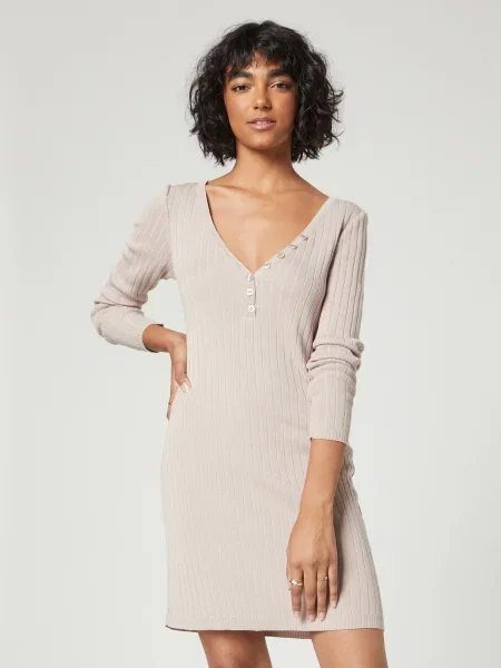 A LOT LESS Rochie Noelia' gri