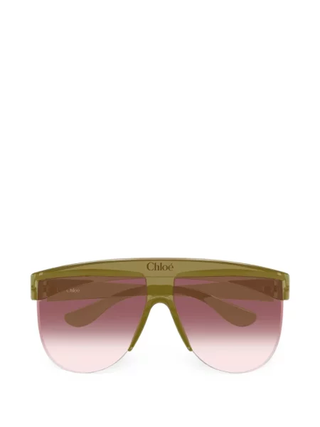 Ochelari de soare Chloé Eyewear cu imprimeu geometric verde