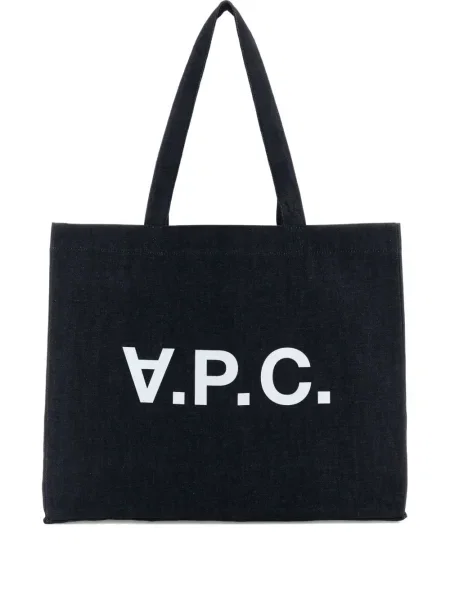 Táska A.p.c. autogrammal kék