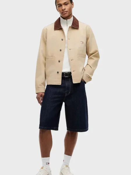 Джинсова куртка Tommy Jeans бежева