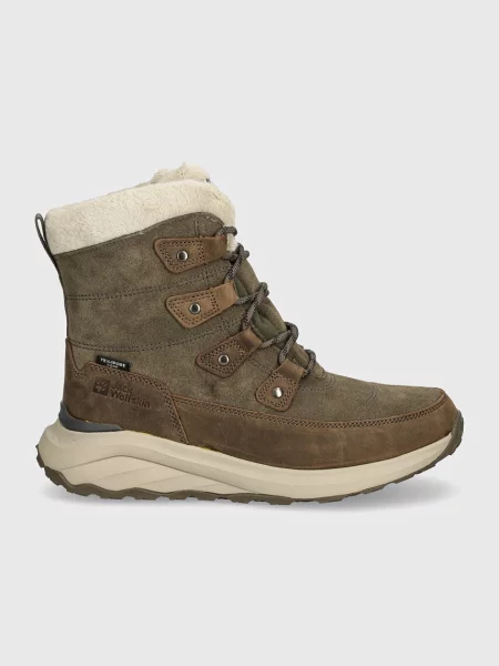 Jack Wolfskin śniegowce DROMOVENTURE TEXAPORE zielony brązowe