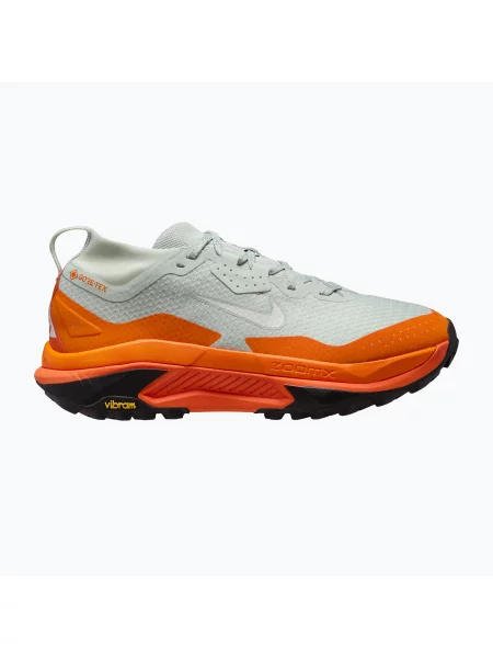 Încălțăminte de alergare pentru femei Nike ACG Zegama GORE-TEX light silver/safety orange/summit white alb
