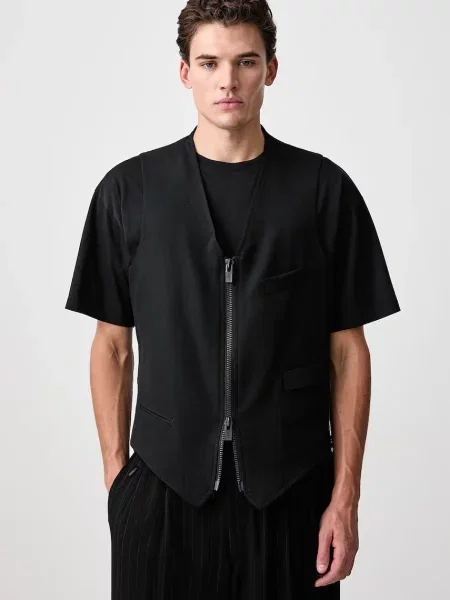 Yohji Yamamoto vestă din lână pentru bărbați