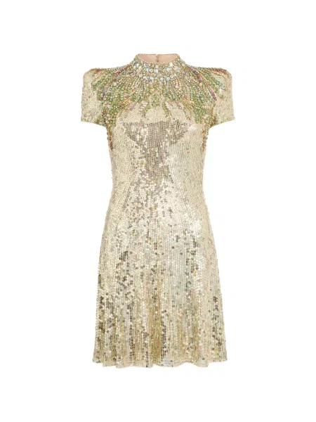 Rochie mini Jenny Packham verde