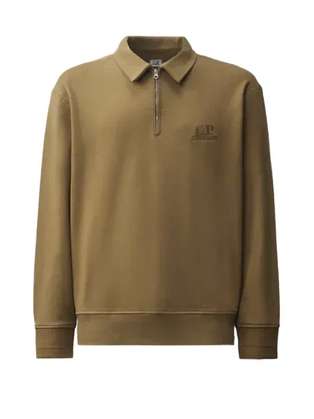 Polo C.p. Company με κέντημα καφέ