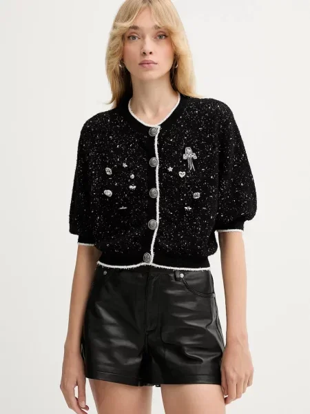 Жилетка Gestuz дамска от лека материя черно