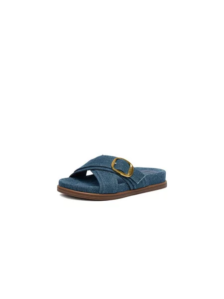 Papucs Guess Jeans kék
