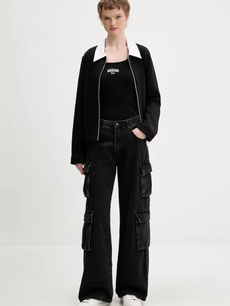 Топ Guess Jeans чорний