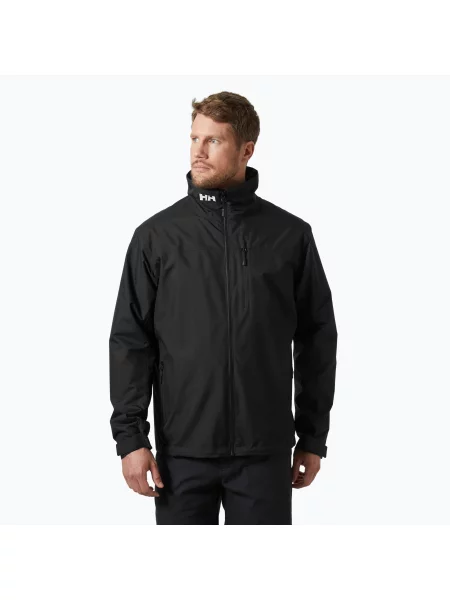 Kurtka żeglarska Helly Hansen Crew Midlayer 2 black czarna