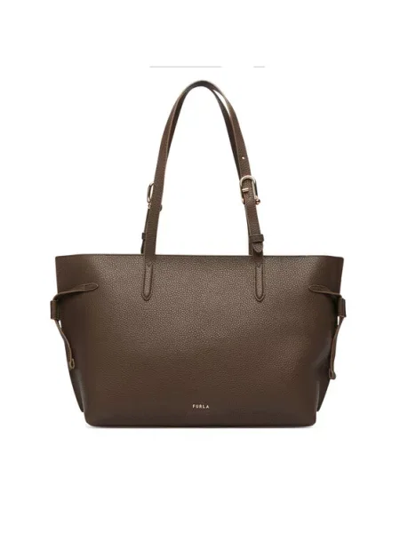 Furla Τσάντα Ava M Tote Bag  Σκούρο καφέ