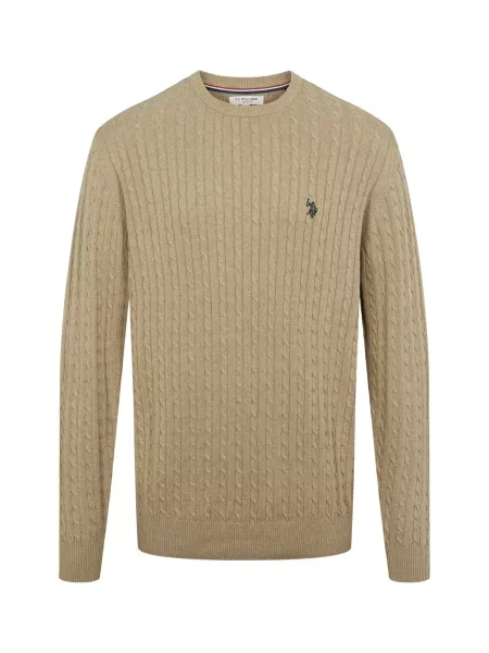 U.S. POLO ASSN. Pulover UMMads cămilă maro