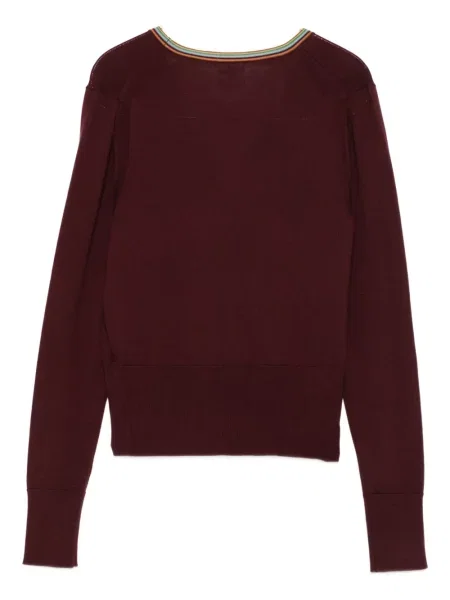 Cardigan Paul Smith cu dungi roșu