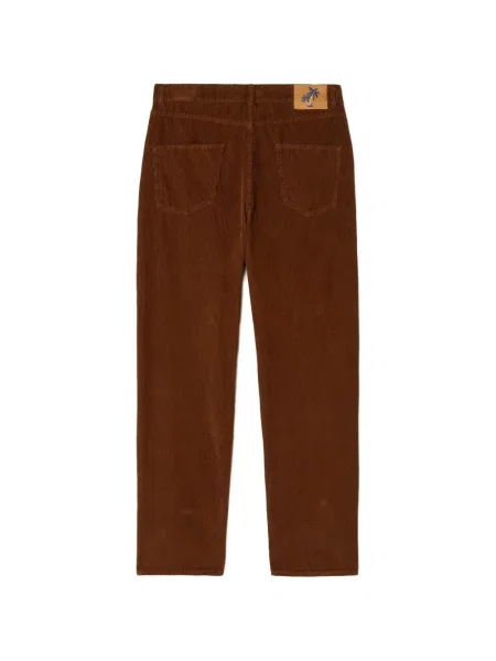 Pantaloni Alanui de catifea cord maro