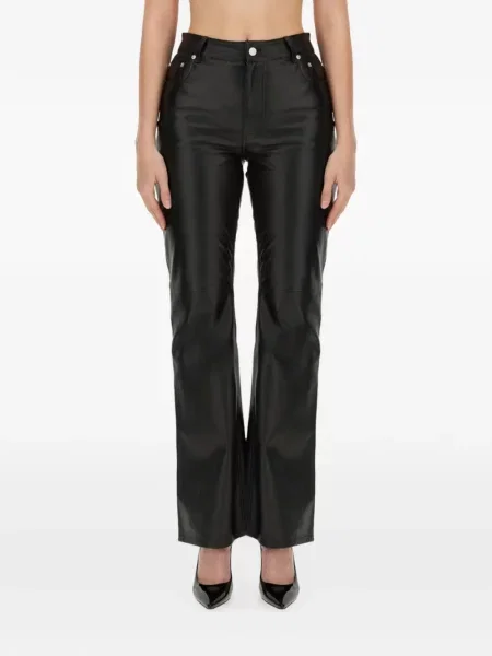 Spodnie dzwony Moschino Jeans dzwony czarne