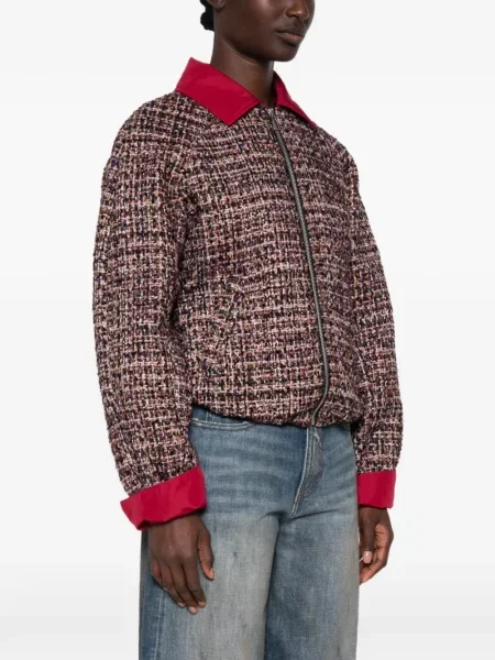 Geacă Marbell din tweed maro