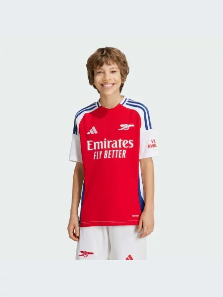 Детская спортивная футболка Adidas красная