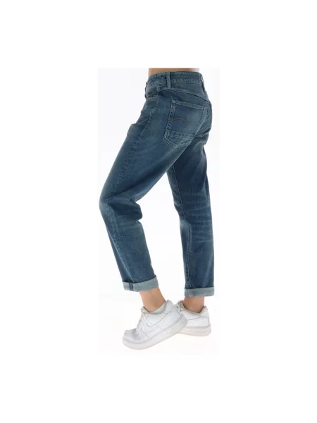 Jeansy boyfriendy G-star niebieskie