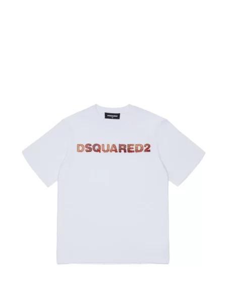 Dětské tričko Dsquared2 bílé