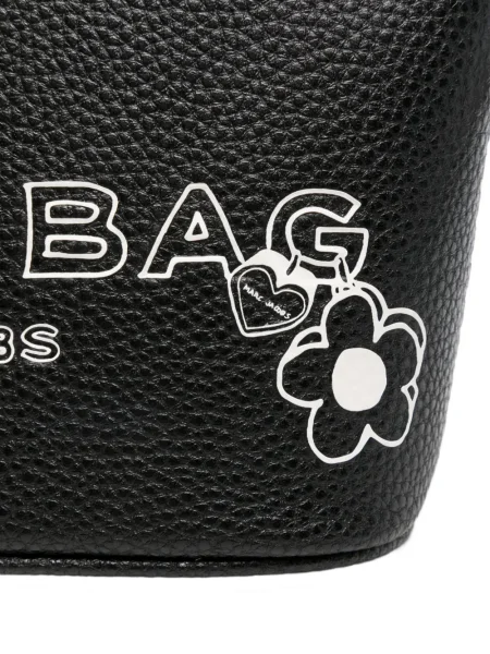 Geantă Marc Jacobs cu imagine negru