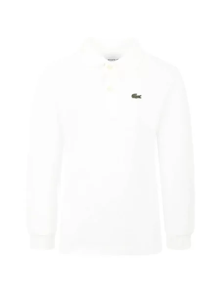 Koszulka polo dziecięca Lacoste biała
