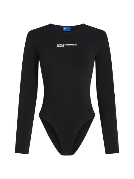 KARL LAGERFELD JEANS Tricou body negru alb