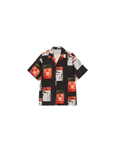 Carhartt WIP S/S Sean Hamilton Shirt Mężczyźni Koszula Carhartt WIP Wielobarwny Size: M