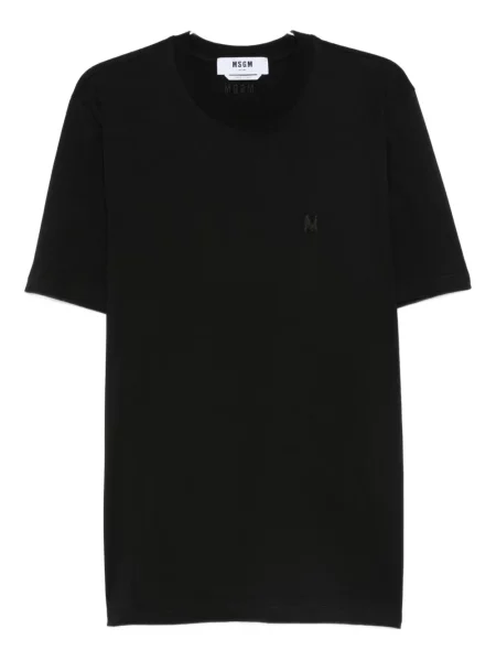 Tricou Msgm cu broderie negru