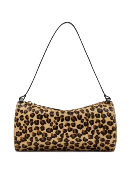 Geantă Neous cu imagine cu imprimeu animal print maro