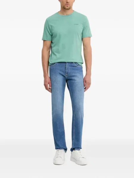 Tricou Hackett London cu broderie verde