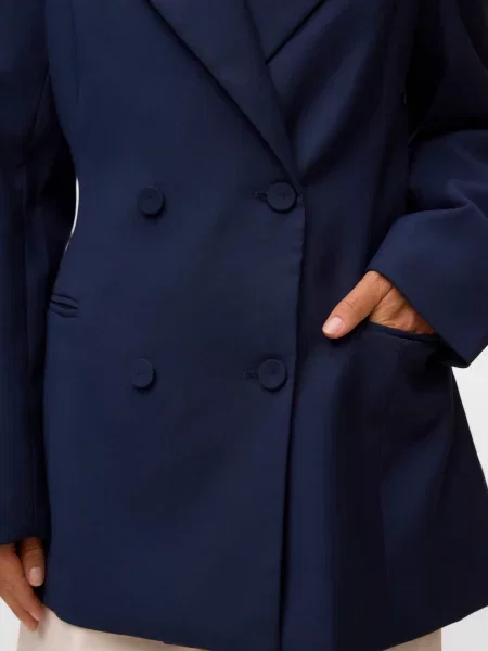 VERO MODA Blejzer VMNIM námornícka modrá