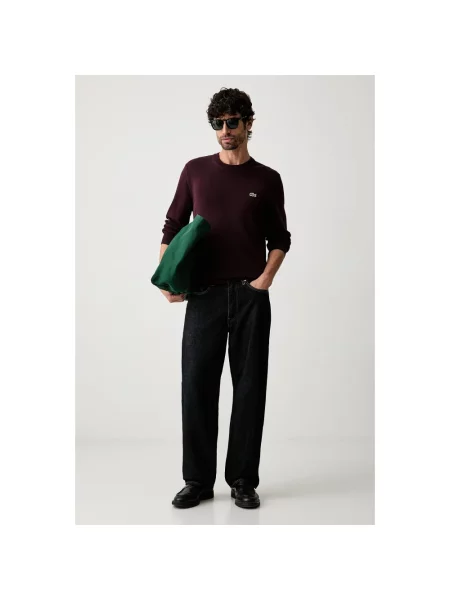 Lacoste sweter brązowy