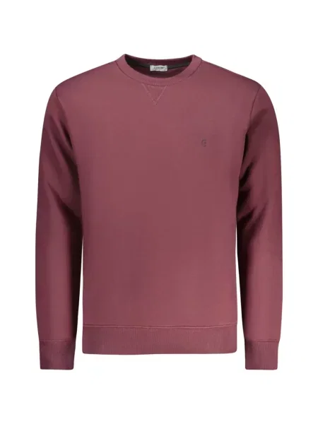 Hanorac crewneck Coveri Moving cu decolteu rotund roșu