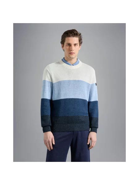 Sweter Paul & Shark niebieski