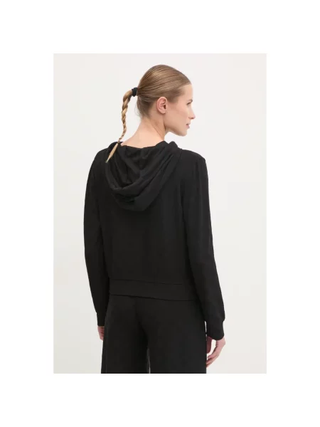 Bluza z kapturem Guess czarna