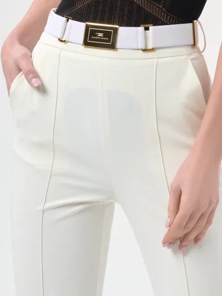 Брюки Elisabetta Franchi белые