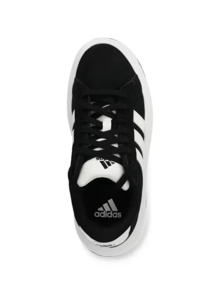 Lung papuci Adidas cu mâneci lungi cu dungi albastru