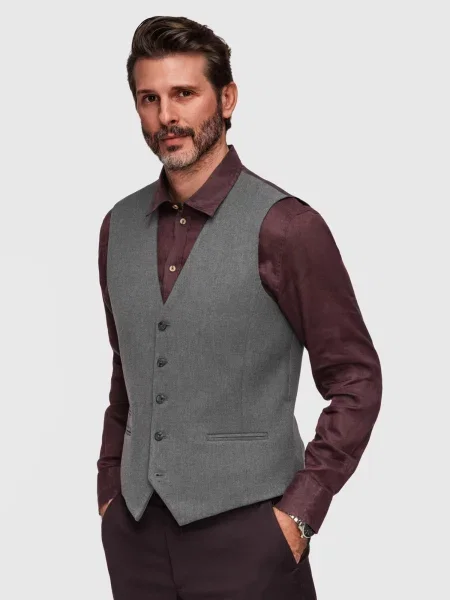 Ombre Vestă închis gri