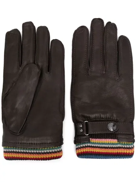 Mănuși Paul Smith cu dungi maro