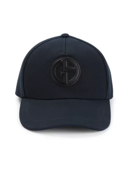 Czapka z daszkiem Giorgio Armani niebieska