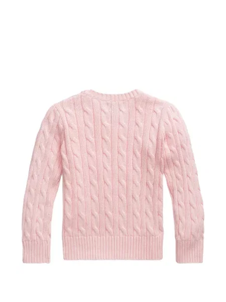 Sweter dziecięcy Polo Ralph Lauren różowy