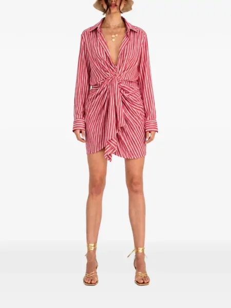 Rochie tip cămașă Moos Studio roșu