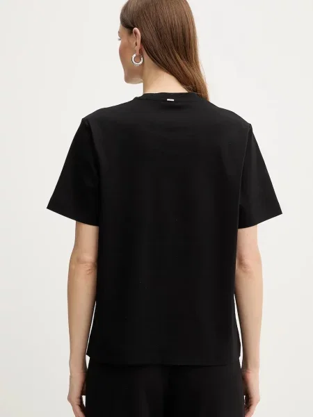 BOSS tricou din Eharpa negru