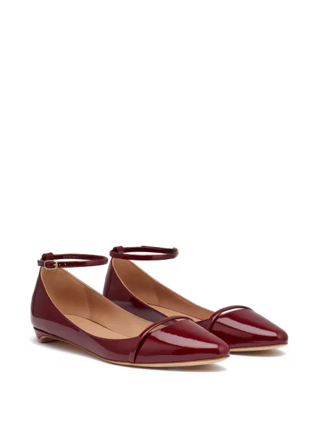Balerini Malone Souliers din piele de lac roșu