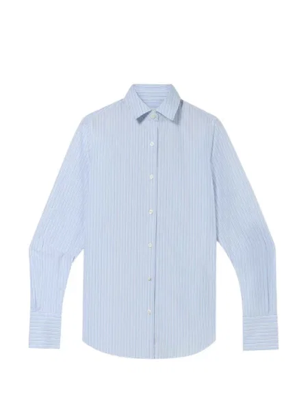 Cămașă Brooks Brothers cu dungi cu imagine albastru