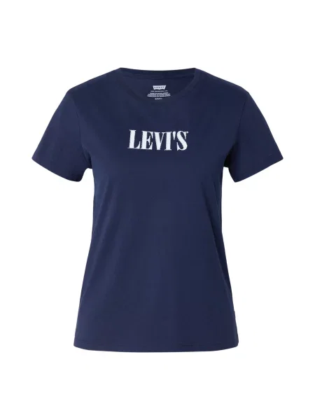 LEVI'S ® Tricou THE PERFECT bleumarin alb