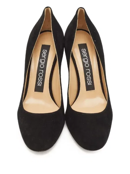 Retro lodičky Sergio Rossi Vintage se cvočky černé