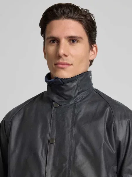 Parka z z patką model ‘BEAUFORT’ Barbour niebieska