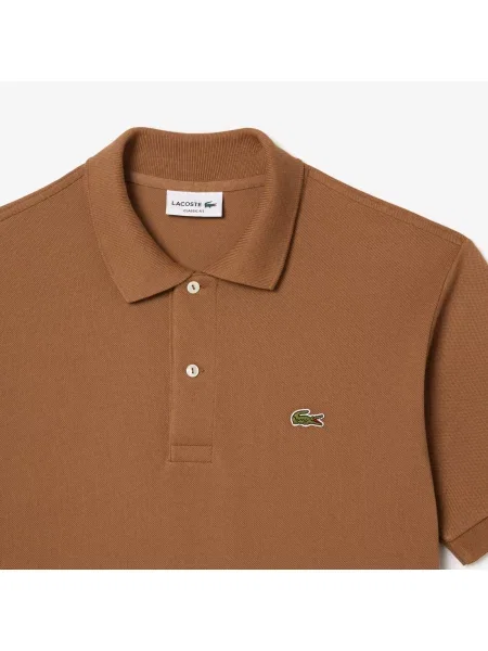 Поло Lacoste коричневое