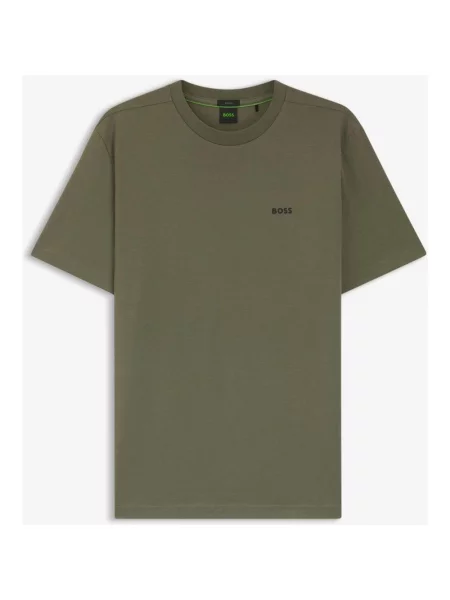 Koszulka z krótkim rękawem BOSS Green Saggy Tee ciemny M zielony