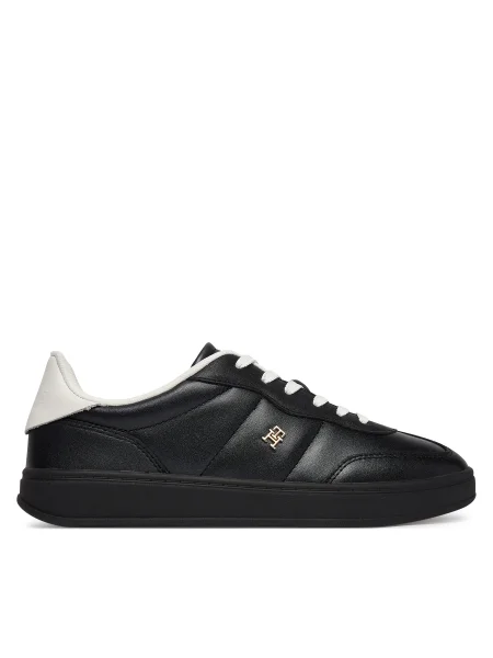 Sneakerși Tommy Hilfiger negru